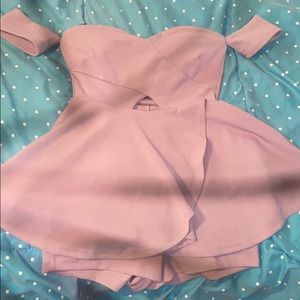 Purple fashion nova romper !